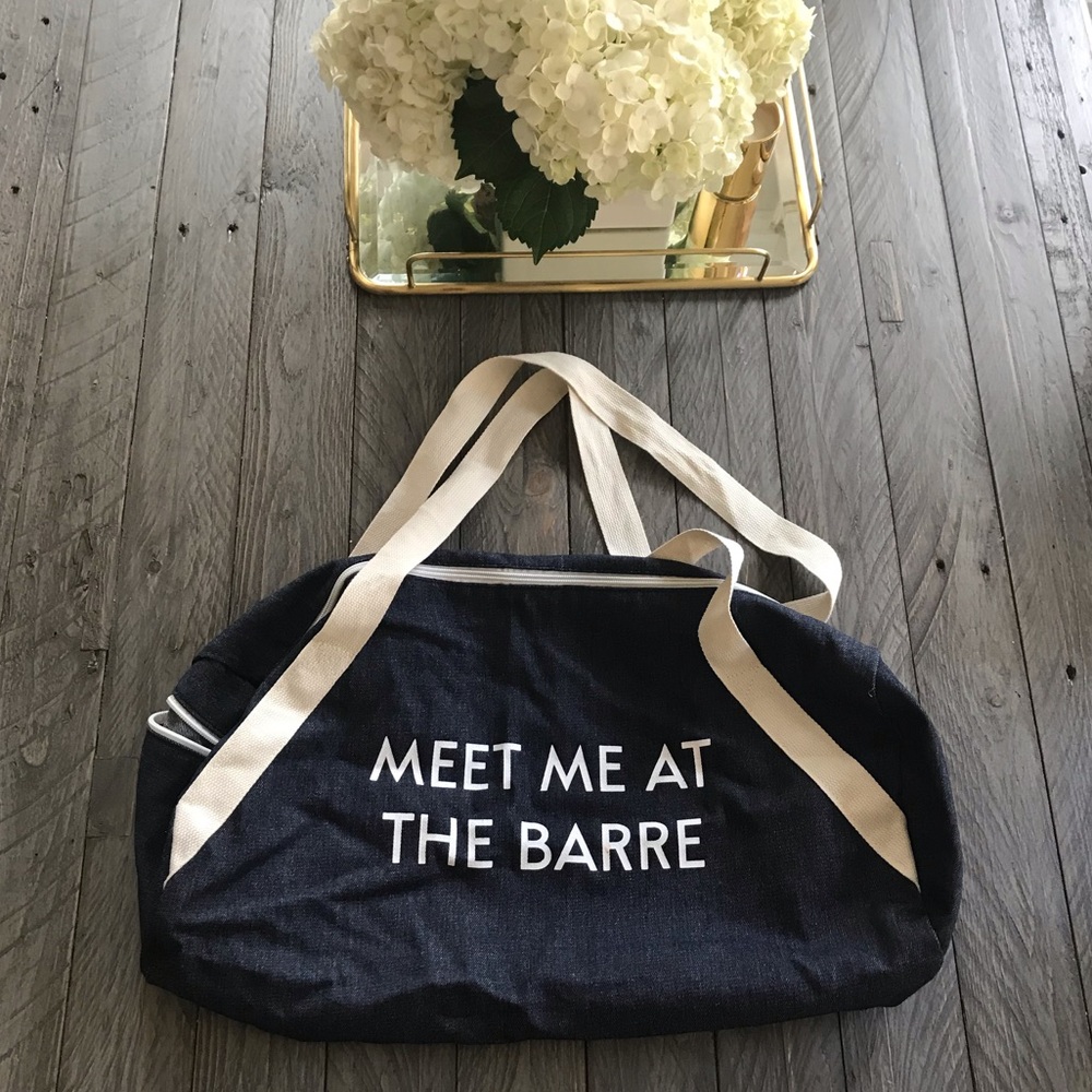 Meet me at the Barre duffel bag